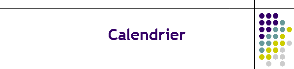 Calendrier